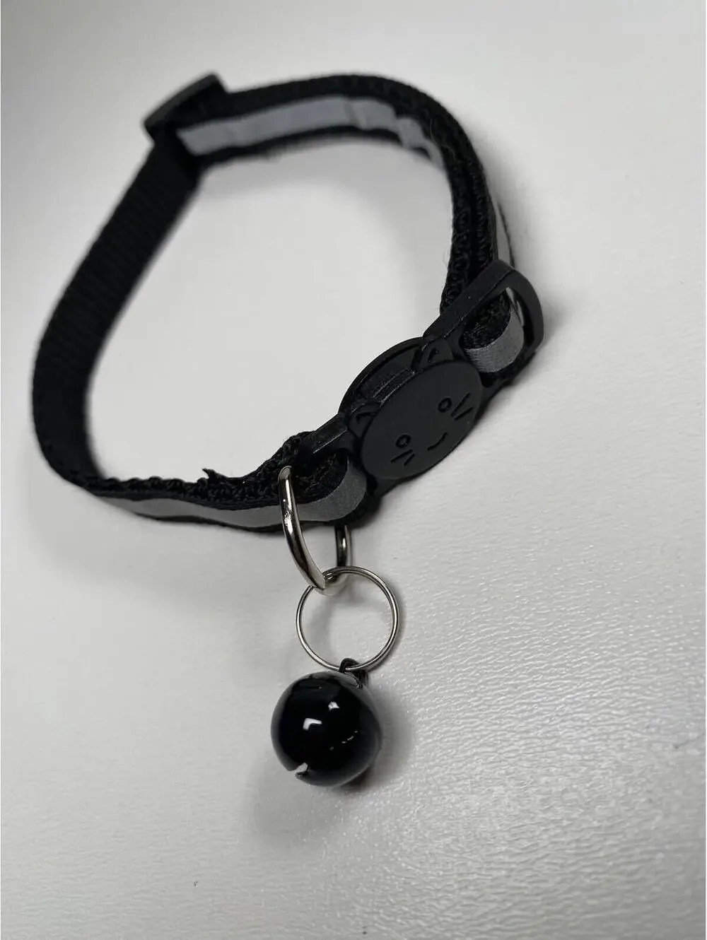 Adjustable Cat Breakaway Collar with Jingle Bell Reflective Safety Strip New